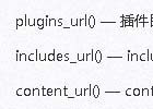 WordPress常用URL路径