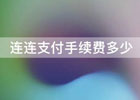 wish使用连连支付要多少手续费用？怎么计算？